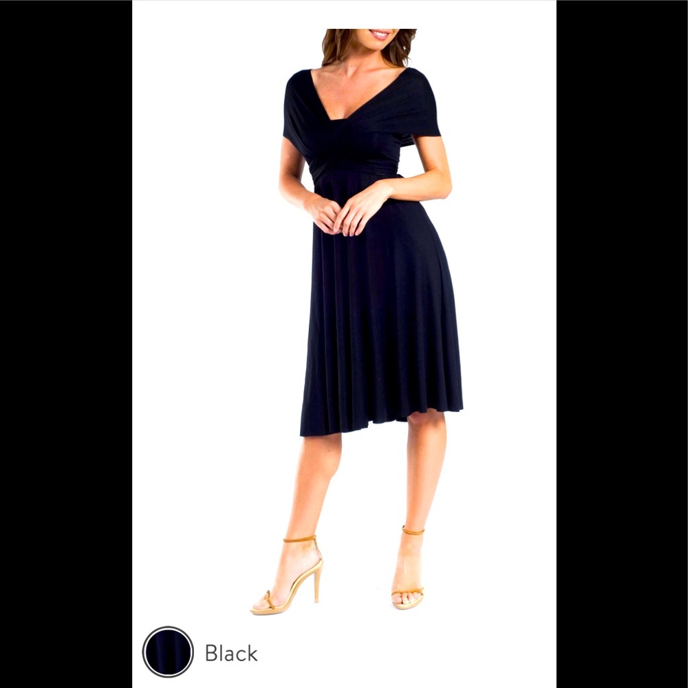 Convertible black dress wear it 8 different ways.